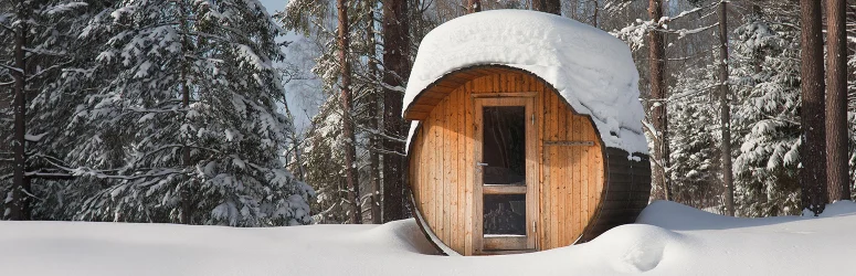 Protocole à -25 °C pour les saunas extérieurs : programmes de chauffage et de refroidissement par grand froid