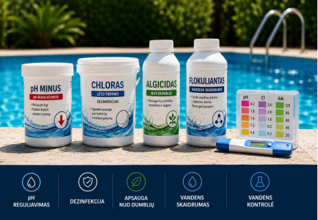 5 produits chimiques essentiels pour piscine