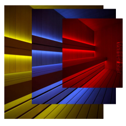 Bandes LED pour sauna, RVB