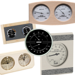 Thermomètres et hygromètres de sauna