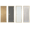 Portes en verre de sauna à vapeur