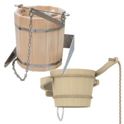 Seaux de douche pour sauna