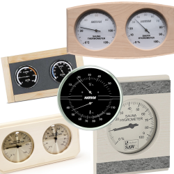 Thermomètres et hygromètres de sauna