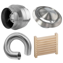 Pièces de ventilation pour sauna