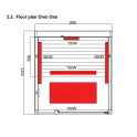 Cabine infrarouge - HARVIA Onyx One - 4