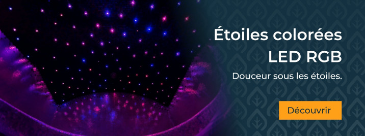 Étoiles colorées LED RGB