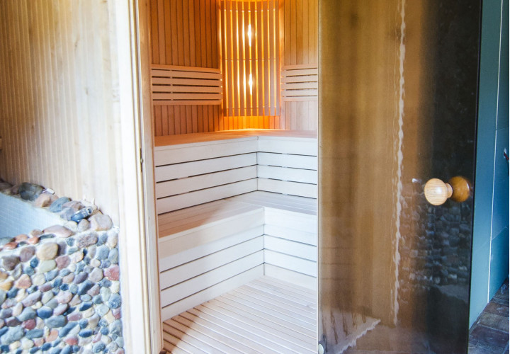 Sauna avec fonction vapeur