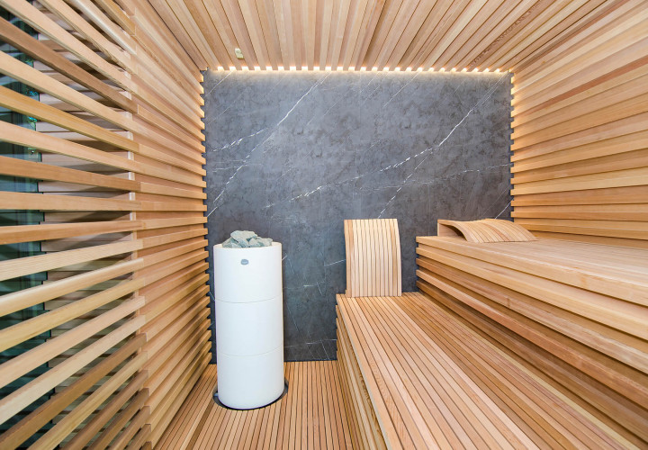 Sauna moderne avec fonction vapeur