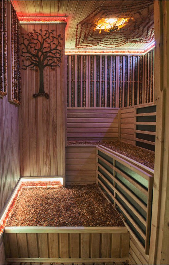 Sauna infrarouge avec thérapie à l'ambre - Saunas infrarouges
