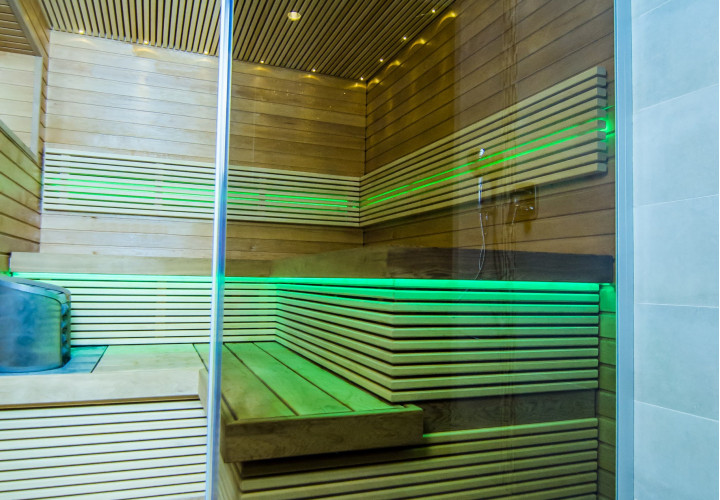 Sauna avec fonction vapeur