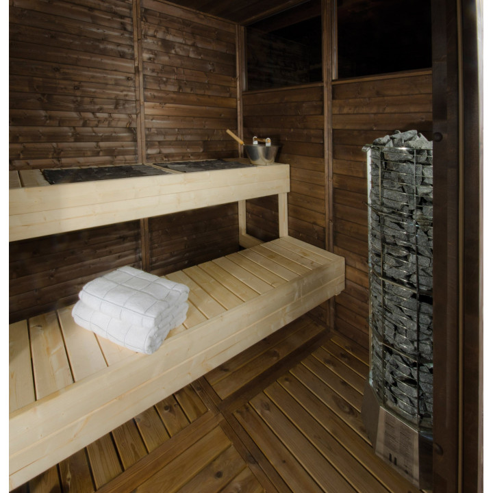 Maison de sauna Narvi Kota Pihasauna Softy 9 kW