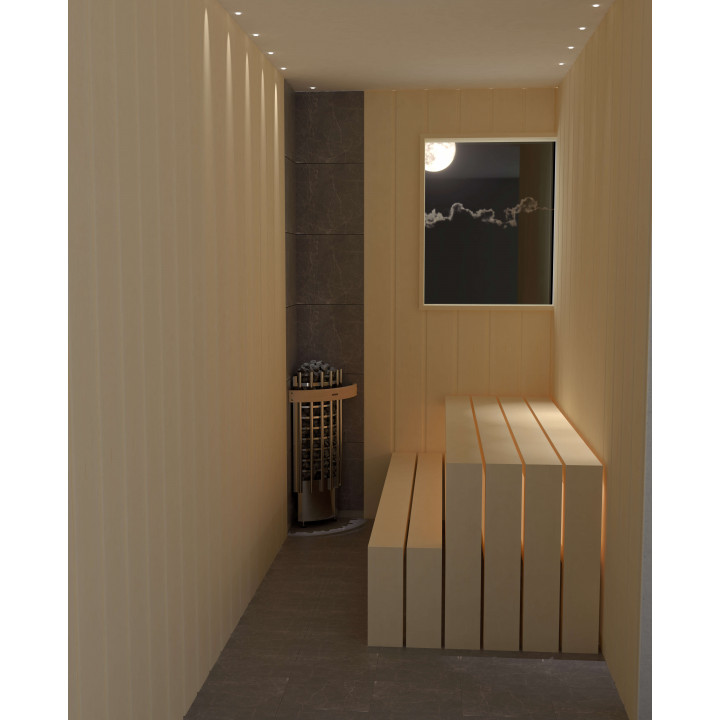 Poêle électrique pour sauna - HARVIA Glow Corner TRC70E 6,8 kW