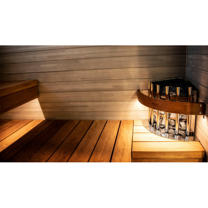 Poêle électrique pour sauna - HARVIA Glow Corner TRC70E 6,8 kW
