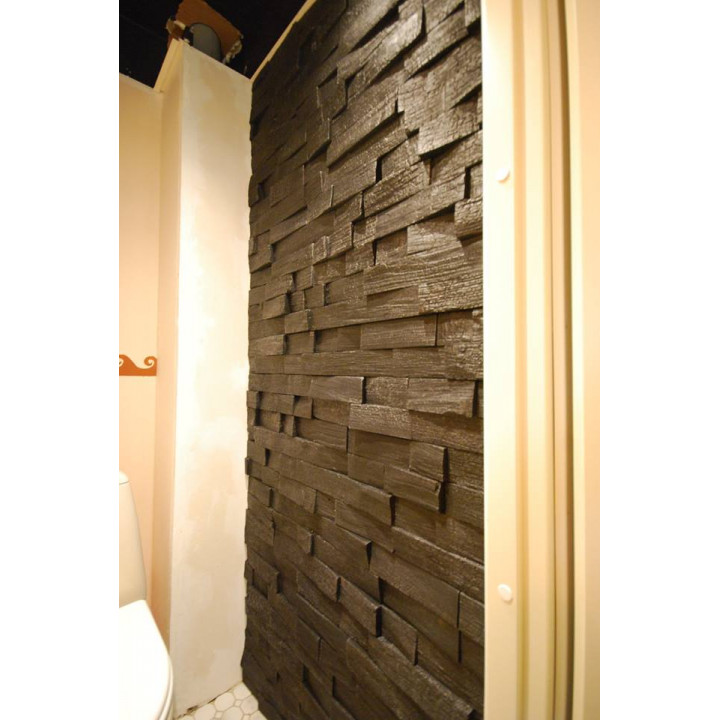 Panneaux décoratifs en bois IMPRESSA, chêne brûlé