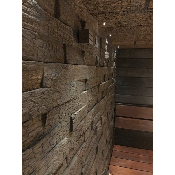 Panneaux décoratifs en bois IMPRESSA, chêne brûlé