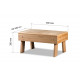 Banc de sauna - escalier HS 1, aulne