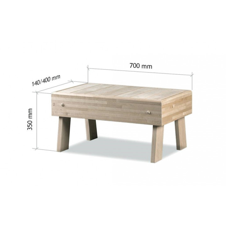 Banc de sauna - escalier HS 1, tremble