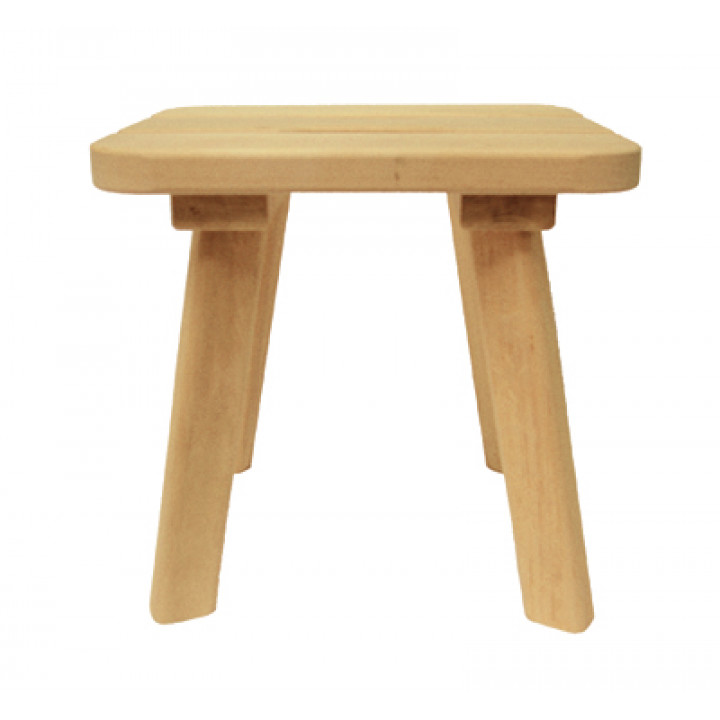 Tabouret en aulne, S 320 x 300 x 310 mm