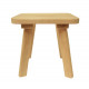 Tabouret en aulne, S 320 x 300 x 310 mm