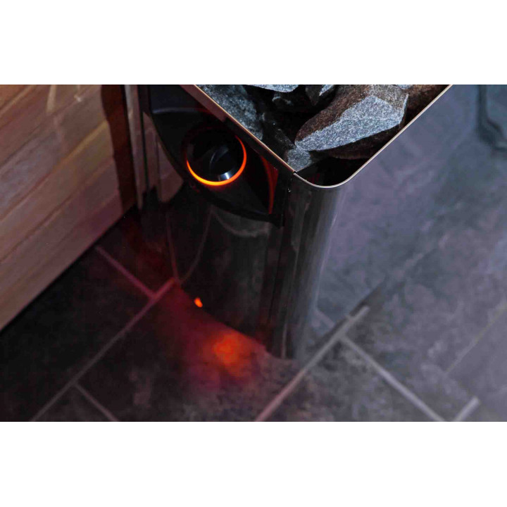 Poêle de sauna électrique - HARVIA The Wall SW60 6,0 kW avec panneau de commande