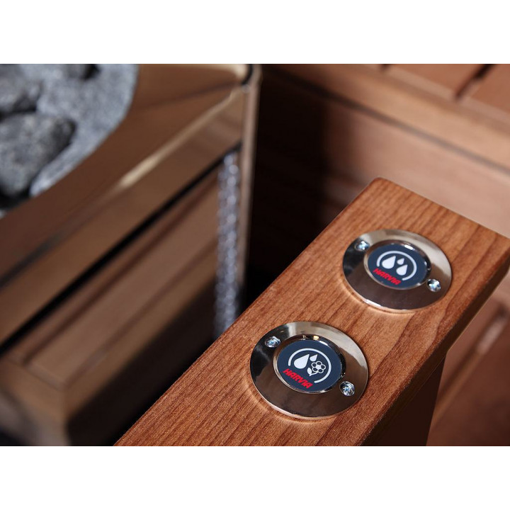 Bouton autodose HARVIA pour eau+arôme