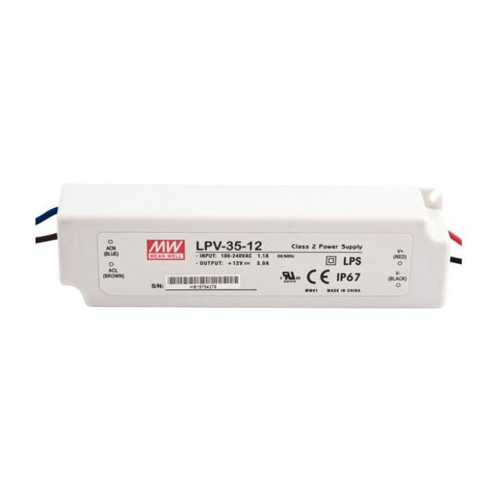 Alimentation pour éclairage LED LPV/H 12V, 18 W