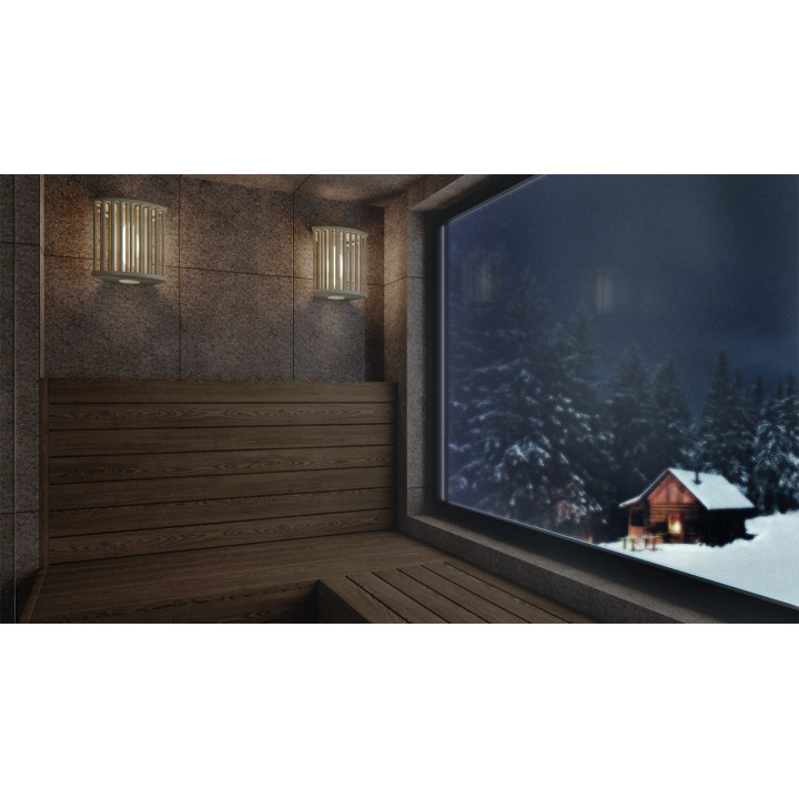 Couvercle de lampe Sawo 915-VD, Aspen