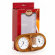 Thermo-hygromètre 3 en 1 SAUNIA avec sablier 591L