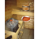 Epandeur d'huiles essentielles de sauna - Pierre, à l'argile noire