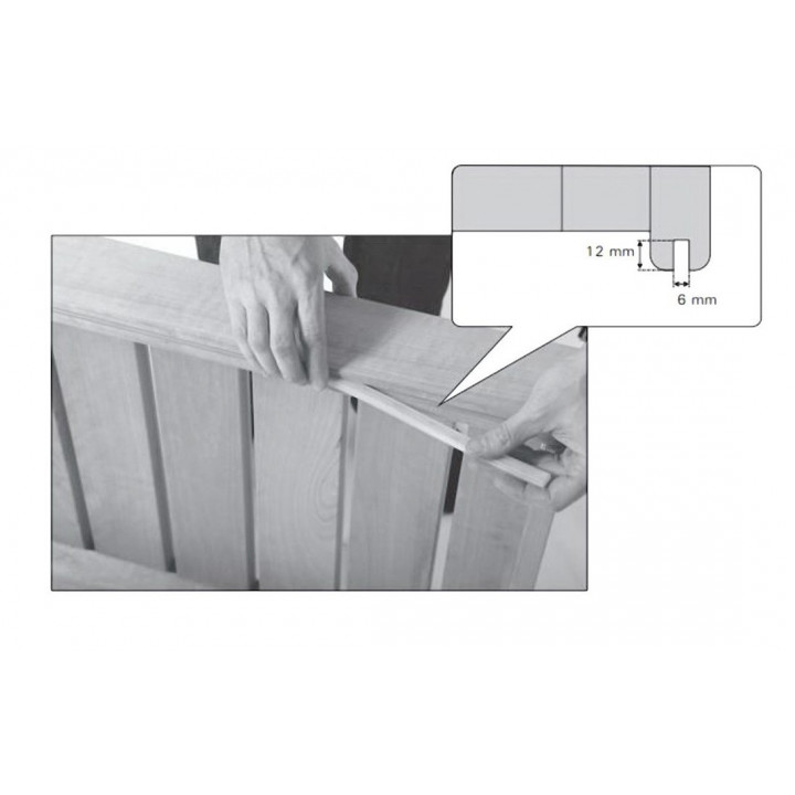 Kit d'éclairage LED pour sauna HARVIA WX441 de 5 mètres avec transformateur
