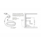 Kit d'éclairage LED pour sauna HARVIA WX441 de 5 mètres avec transformateur