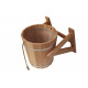 Seau de douche avec insert en plastique, 10 l