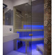 Système de climatisation pour sauna SAUNUM Base S Solution, panneau de commande noir