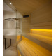 Système de climatisation pour sauna SAUNUM Base S Solution, panneau de commande noir