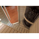 Poêle de sauna électrique – SAWOTEC Tower Corner, avec unité de commande, TH3-60NB-CNR