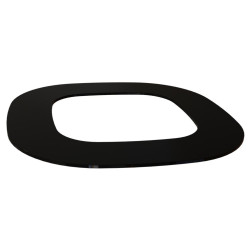 Bride d'encastrement - HELO Himalaya, verre noir  Bride d'encastrement - HELO Himalaya, verre noir