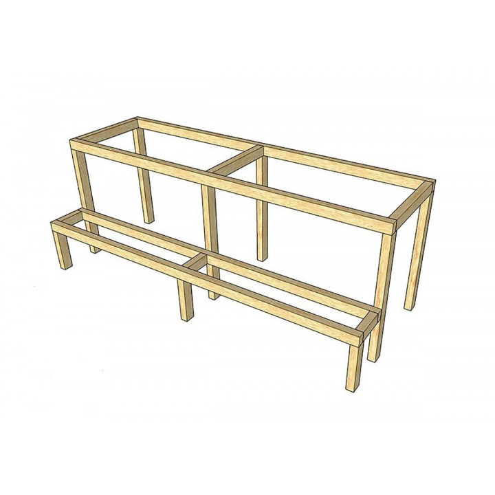 Pieds pour bancs de sauna modulaires