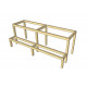 Pieds pour bancs de sauna modulaires