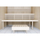 Banc de sauna modulaire STANDART, Aspen