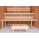 Banc de sauna modulaire STANDART, Aulne