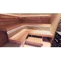 Banc de sauna modulaire OPTIMAL, Aulne - 1