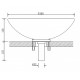 Bol lumineux CARIITTI, diamètre 380 mm