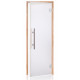 Portes de sauna en verre AD LUX, verre mat, 80 x 190 cm, aulne, transparent mat