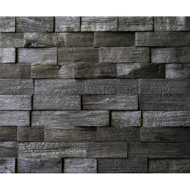 Panneaux décoratifs en bois IMPRESSA, chêne brûlé