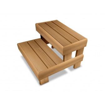 Banc de sauna - escalier HS 2, aulne