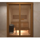 Cabine de sauna vitrée, 150x120cm