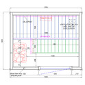 Cabine de sauna, 150x120cm - 2