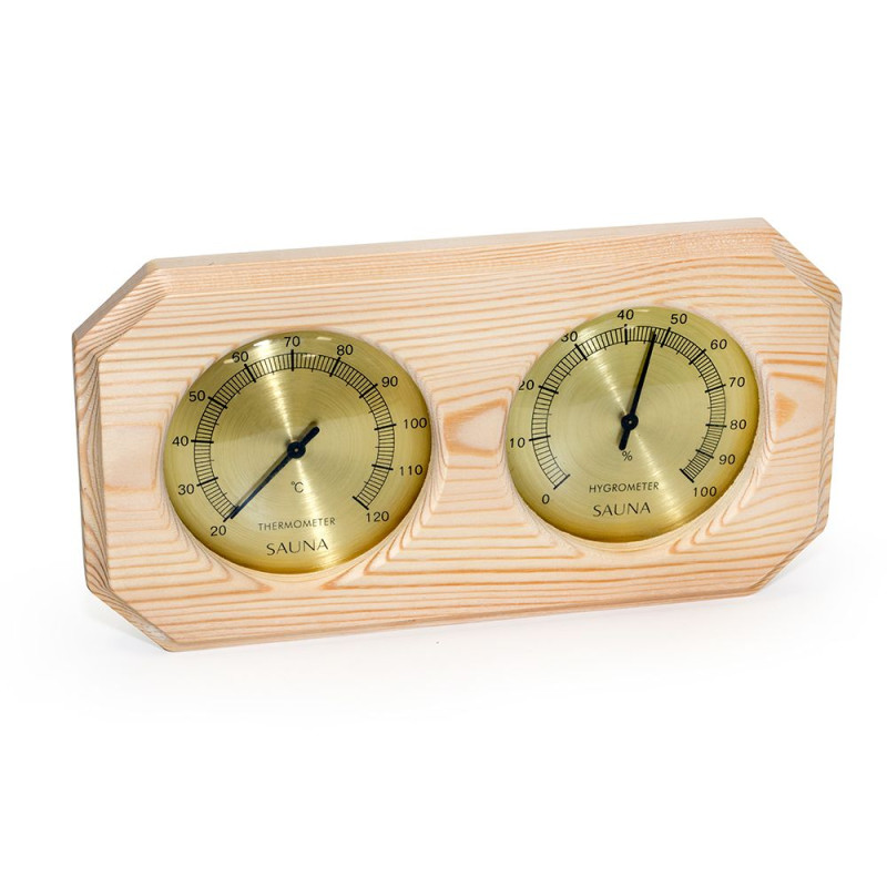 Thermo-hyrgromètre SAUFLEX, horizontal, octogonal