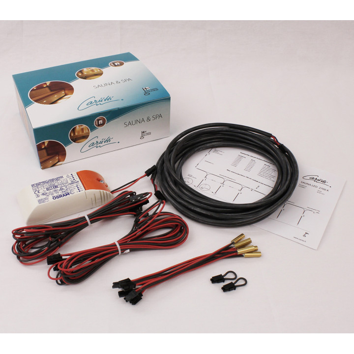 Kit d'éclairage LED pour sauna CARIITTI, 2700K