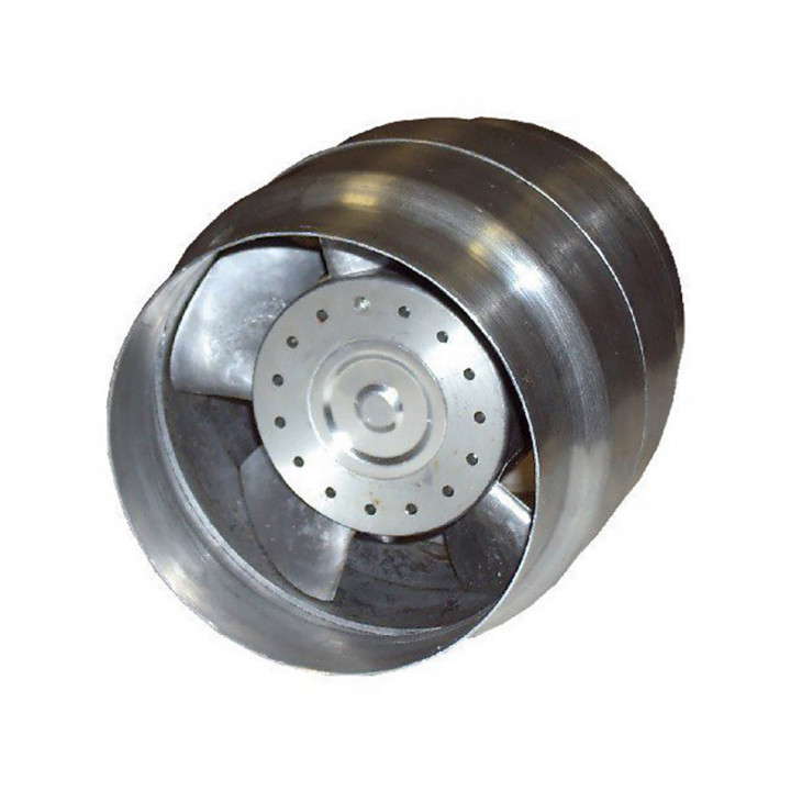 Ventilateur pour sauna VOK-T 150°C, 135/Ø100mm, avec clapet anti-retour